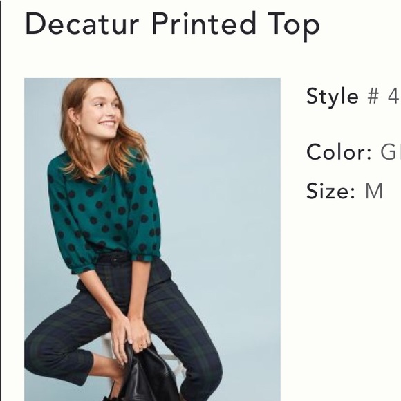 Anthropologie Tops - Maeve by Anthropologie blouse, size med. NWT!